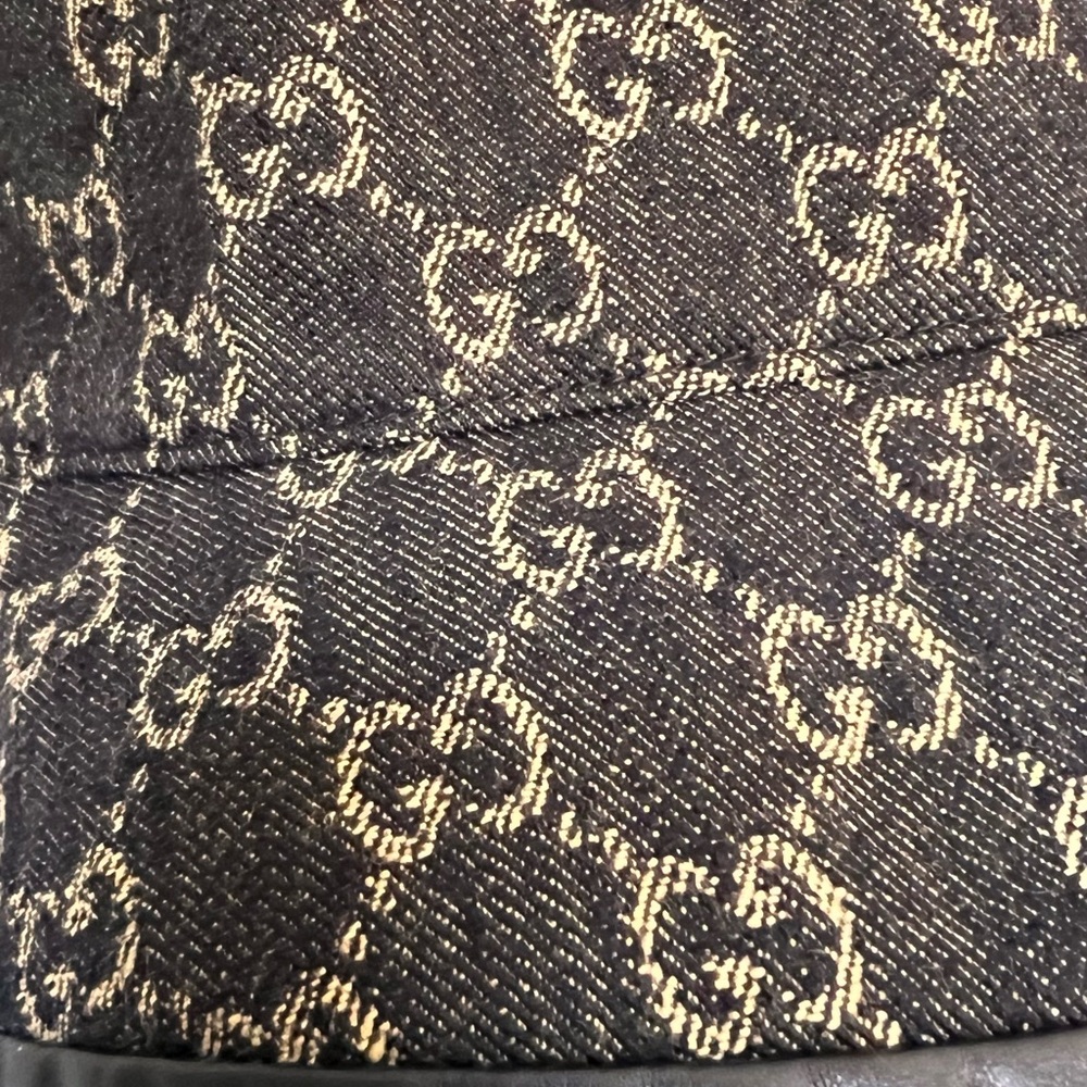 Gucci Signature Black and Brown Bucket Hat - Picture 4 of 14